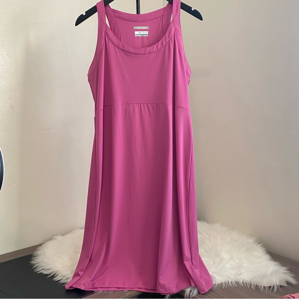 Columbia Omni-Freeze Dress Bright Lavender Size XL Advanced Cooling